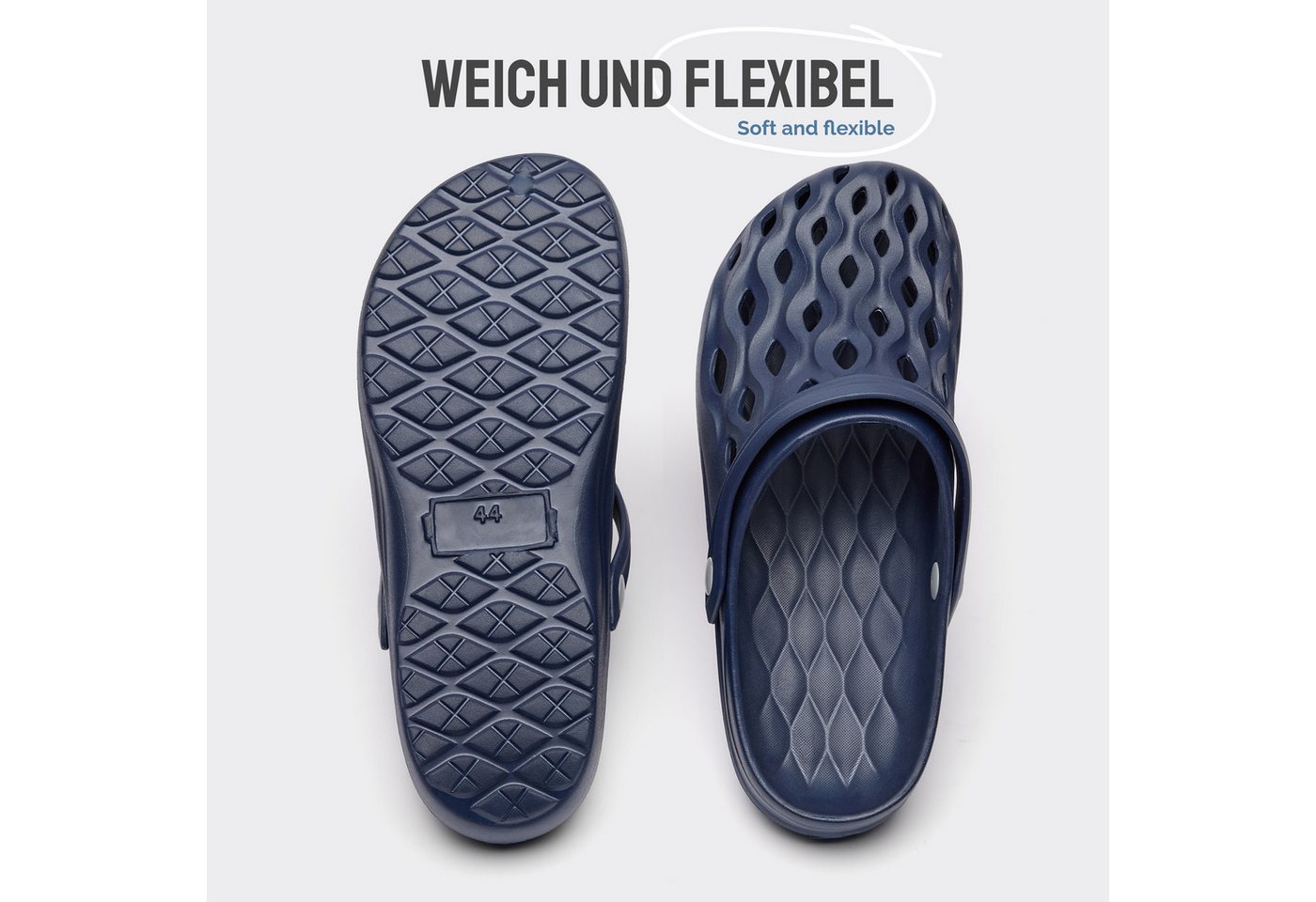 Ladeheid Herren leichte EVA Clogs Gartenclogs Gartenschuhe LACA17 Clog – Bild 4 von 5