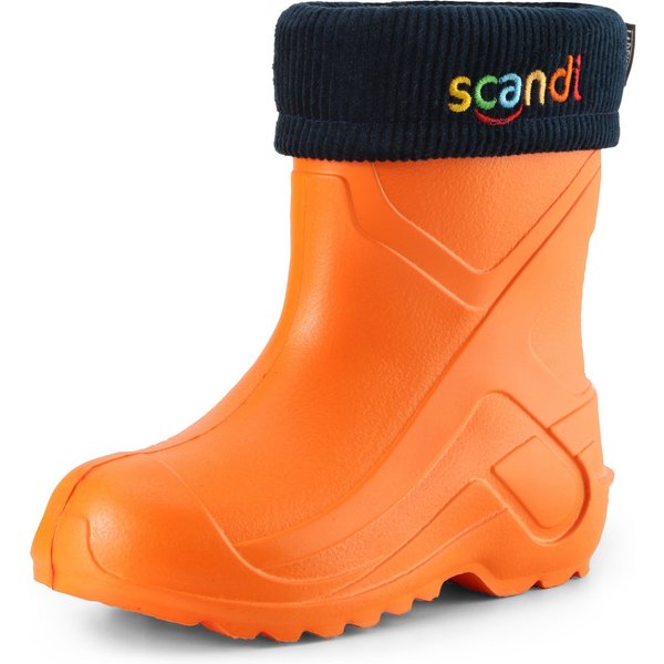 Ladeheid Kinder federleichte EVA Thermo Regenschuhe gefüttert LA-763 Gummistiefel