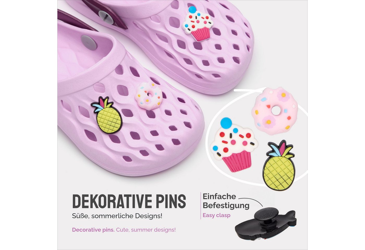 Ladeheid Kinder leichte EVA Clogs Gartenclogs Gartenschuhe LACA15 Clog – Bild 5 von 5