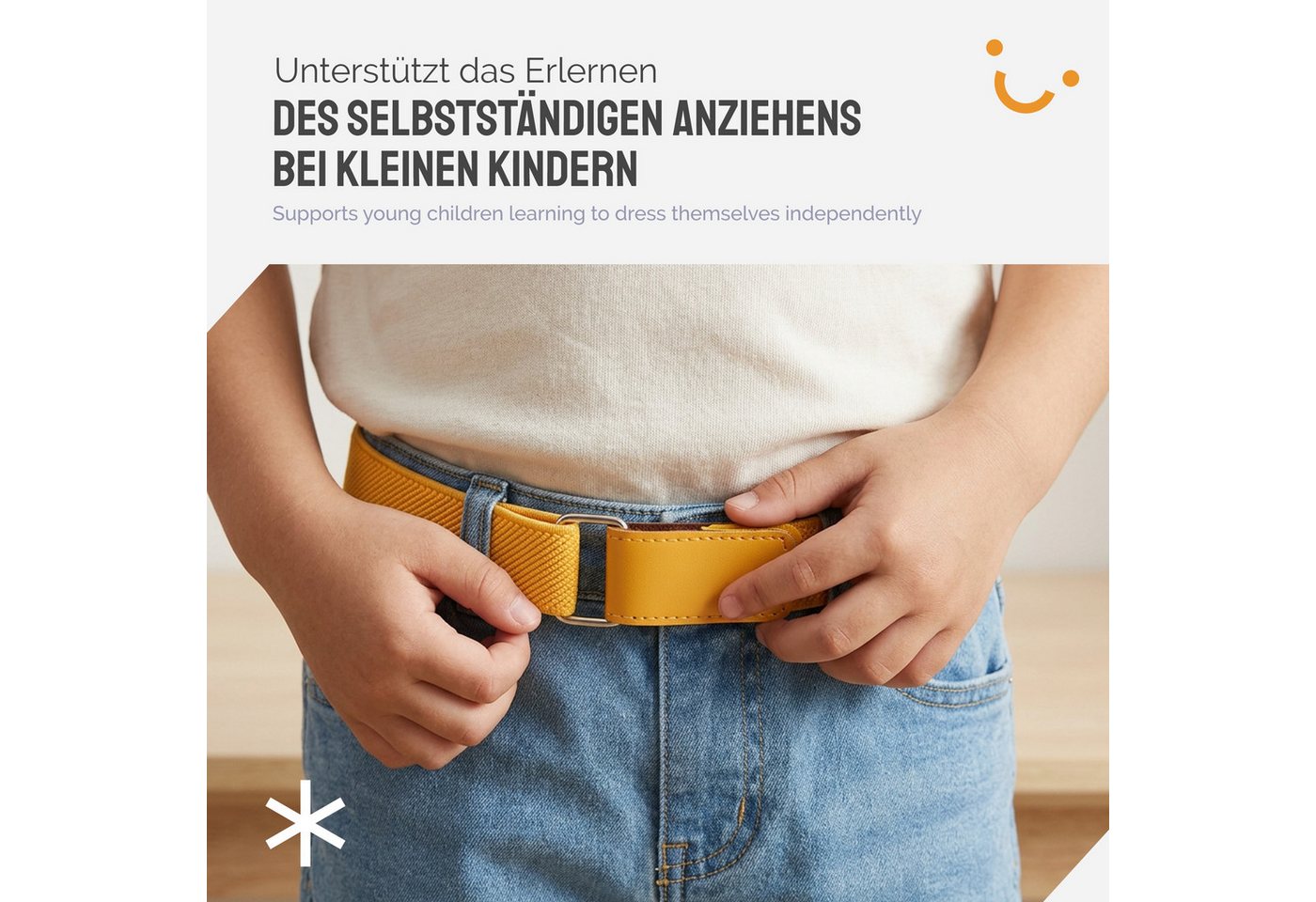 Ladeheid Stoffgürtel Kinder Gürtel Elastik-Gürtel 1-12 Jahre 34-90 cm P15 (1-St) – Bild 5 von 5