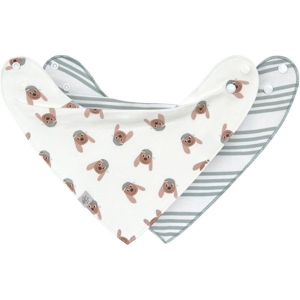 LÄSSIG Dreieckstuch Tiny Team Dog, (Set, 2-St), für Babys