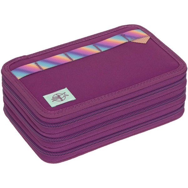 LÄSSIG Federmäppchen School Triple Pencil Case Slim