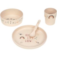 LÄSSIG Kindergeschirr-Set Garden Explorer (4-tlg), 1 Personen, Polypropylen