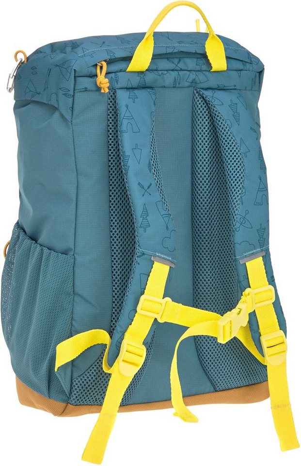 LÄSSIG Kinderrucksack Adventure, Blue, Big Backpack, inkl. thermoisolierter Sitzunterlage, aus recyceltem Material – Bild 2 von 5