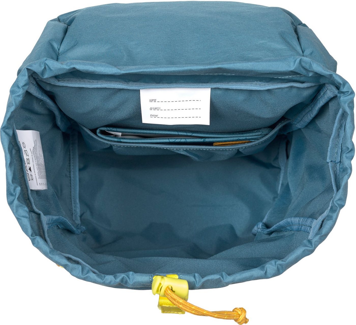 LÄSSIG Kinderrucksack Adventure, Blue, Big Backpack, inkl. thermoisolierter Sitzunterlage, aus recyceltem Material – Bild 3 von 5