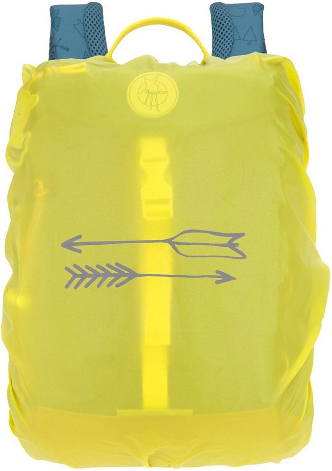 LÄSSIG Kinderrucksack Adventure, Blue, Big Backpack, inkl. thermoisolierter Sitzunterlage, aus recyceltem Material – Bild 4 von 5