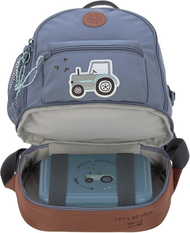 LÄSSIG Kinderrucksack Adventure, Tractor, Mini Backpack, PETA-approved vegan – Bild 4 von 5