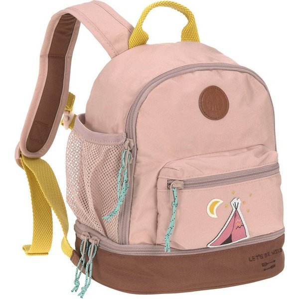LÄSSIG Kinderrucksack Adventure, Tipi, Mini Backpack, PETA-approved vegan