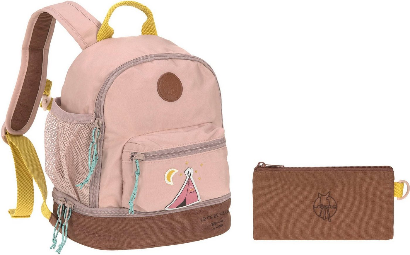 LÄSSIG Kinderrucksack Adventure, Tipi, Mini Backpack, PETA-approved vegan – Bild 2 von 5