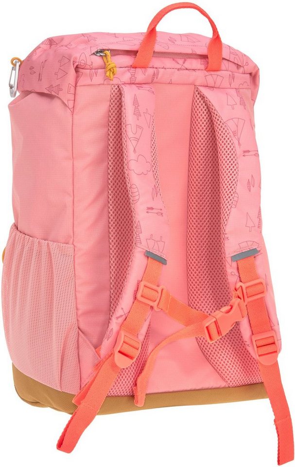LÄSSIG Kinderrucksack Adventure, rose, Big Backpack, inkl. thermoisolierter Sitzunterlage, aus recyceltem Material – Bild 2 von 5