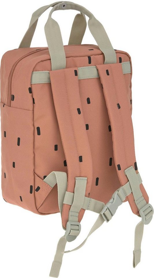 LÄSSIG Kinderrucksack Happy Prints, Mini Square Backpack, Caramel – Bild 4 von 5