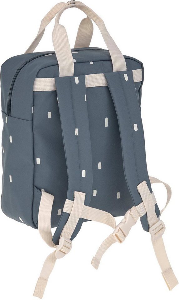 LÄSSIG Kinderrucksack Happy Prints, Mini Square Backpack, Midnight Blue – Bild 4 von 5