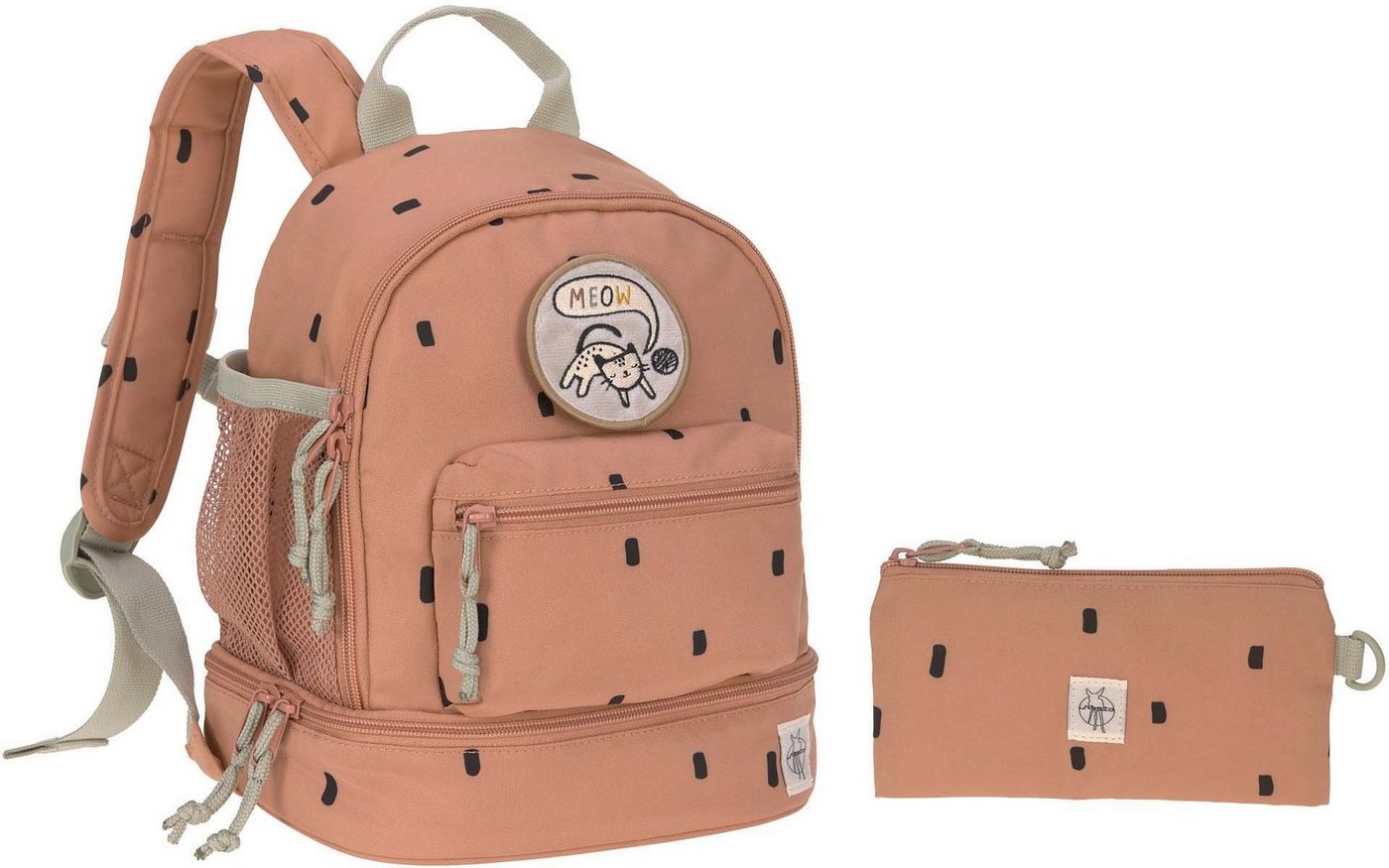 LÄSSIG Kinderrucksack Happy Prints, Mini Backpack, Caramel – Bild 3 von 5