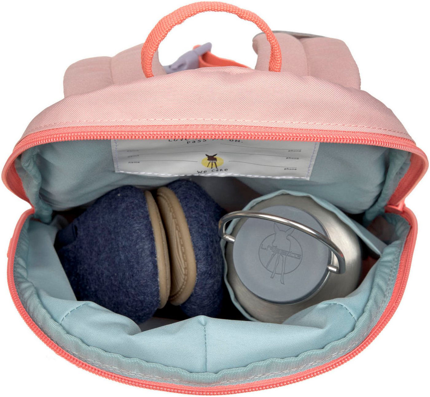 LÄSSIG Kinderrucksack Tiny Backpack Outdoor Sunshine peach – Bild 4 von 5