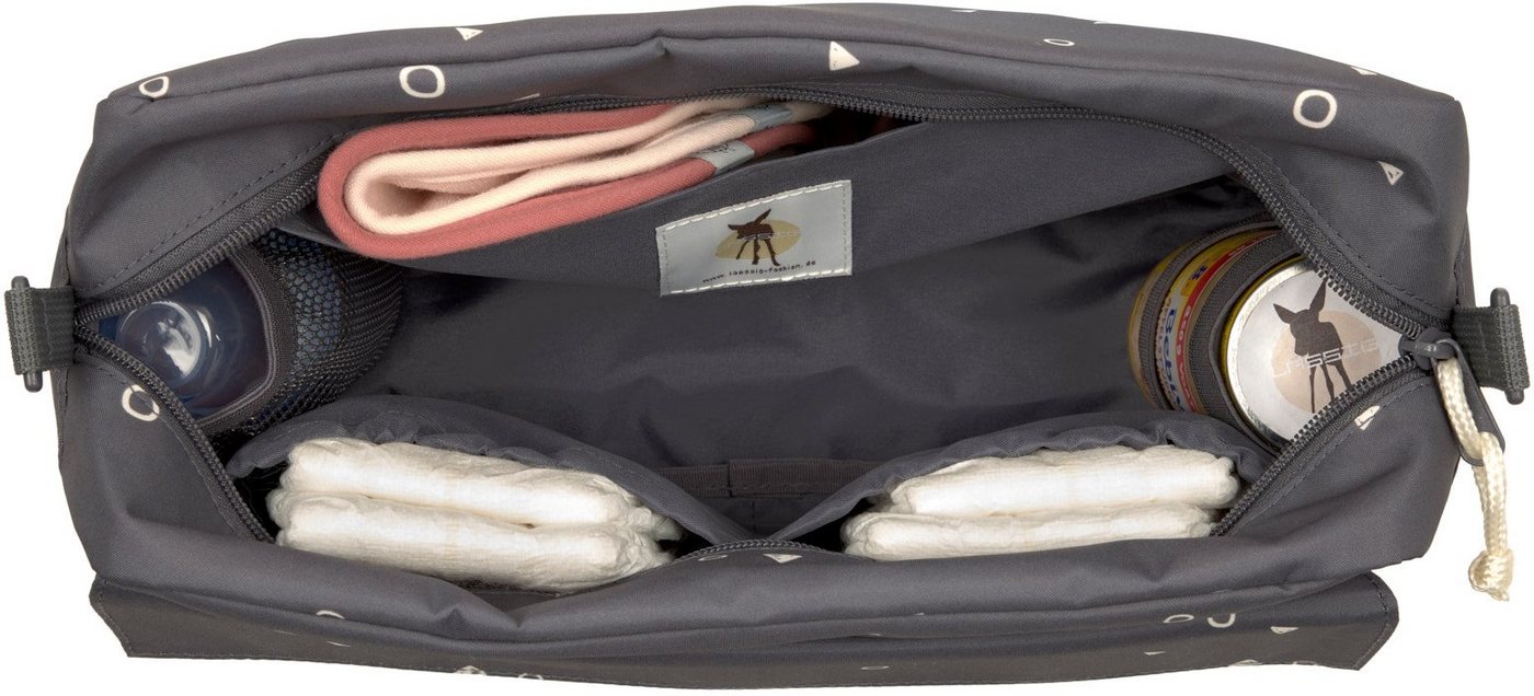 LÄSSIG Kinderwagen-Tasche Casual, Buggy Organizer Bag, Universe Anthracite, für Kinderwagen oder Buggy, PETA-approved vegan – Bild 4 von 5