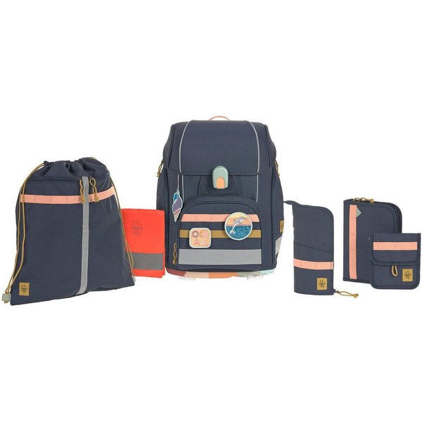 LÄSSIG Schulranzen School Set Boxy Unique (Set, 5-tlg)