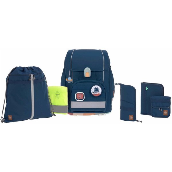 LÄSSIG Schulranzen School Set Boxy Unique (Set, 5-tlg)