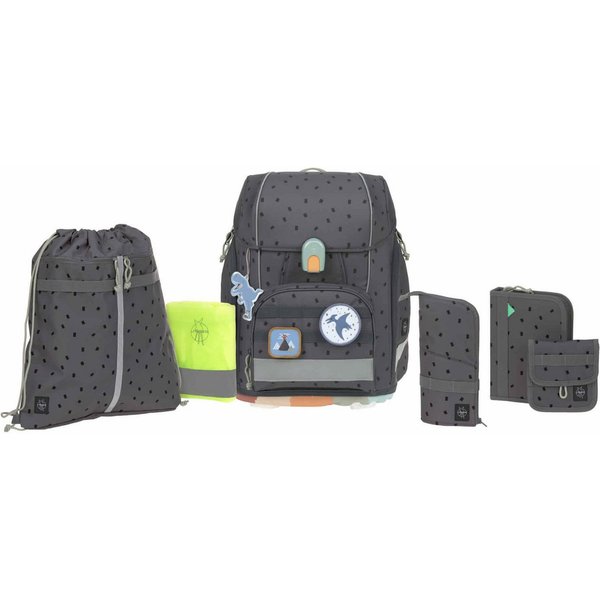 LÄSSIG Schulranzen School Set Boxy Unique (Set, 5-tlg)