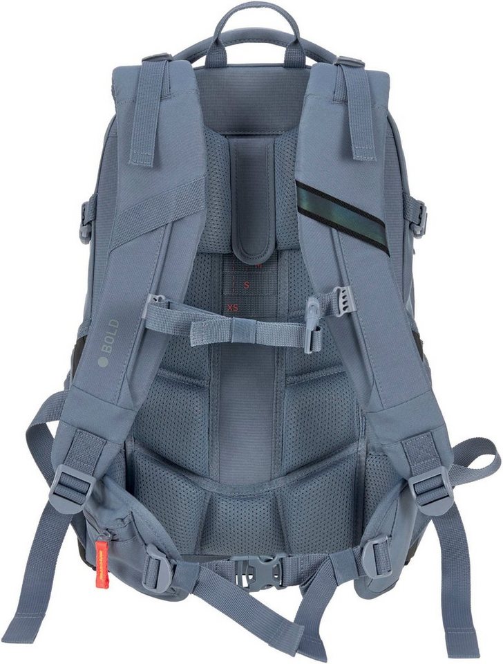 LÄSSIG Schulrucksack Origin Bold, blue, aus recyceltem Material – Bild 2 von 5