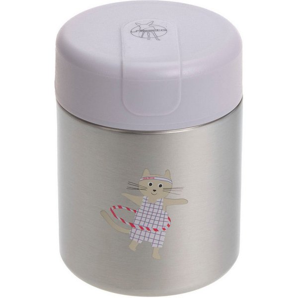 LÄSSIG Thermobehälter Tiny Team Cat, Edelstahl, Silikon, (1-tlg)