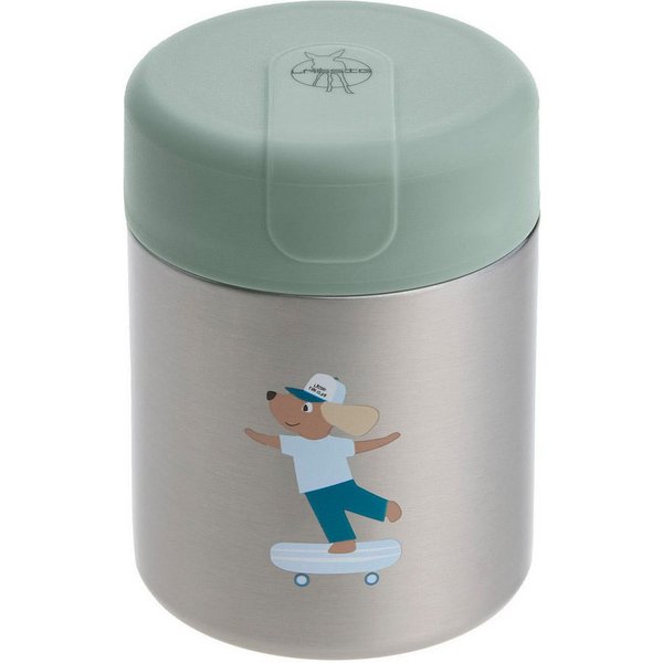 LÄSSIG Thermobehälter Tiny Team Dog, Edelstahl, Silikon, (1-tlg)