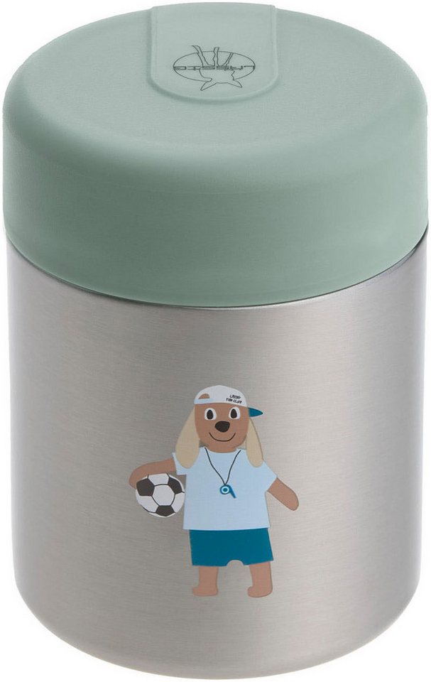 LÄSSIG Thermobehälter Tiny Team Dog, Edelstahl, Silikon, (1-tlg) – Bild 2 von 5