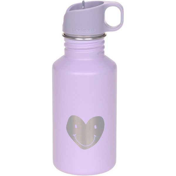 LÄSSIG Trinkflasche Little Gang, Heart, lilac, inkl. Sportverschluss