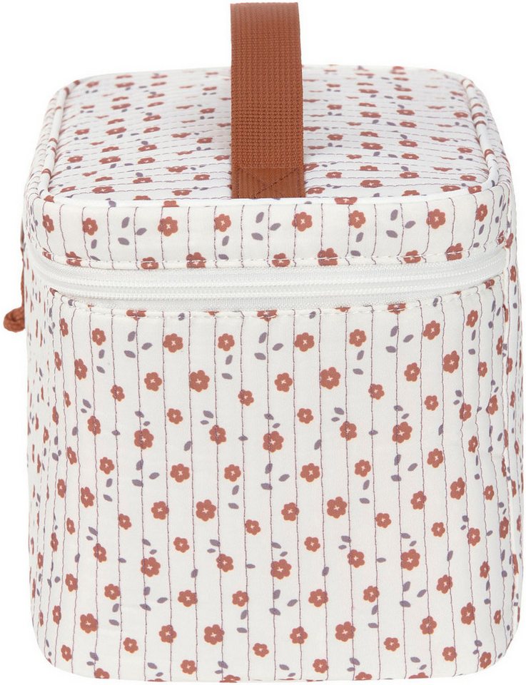 LÄSSIG Wickeltasche Flowers White, Wickeltisch Organizer, PETA-approved vegan – Bild 3 von 5