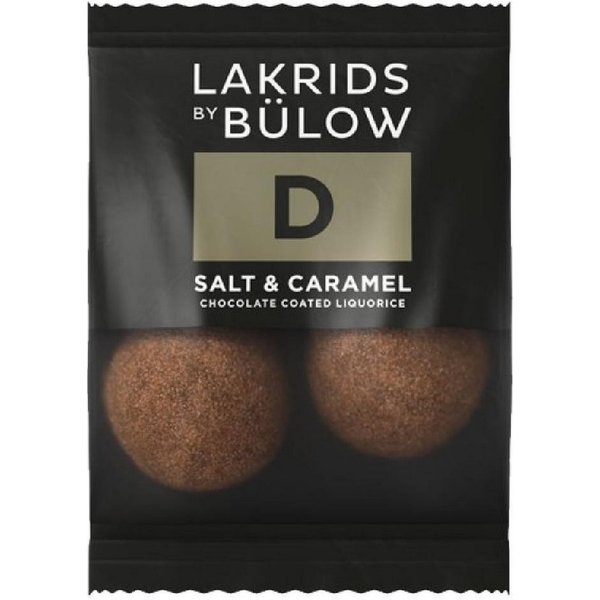 Lakrids by Bülow Süßigkeit Schokoladen-Lakritz Mini D - Salt & Caramel (2 Stück)