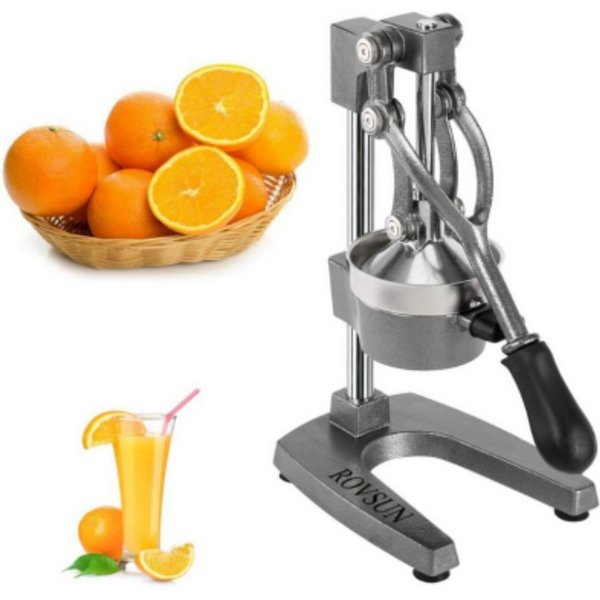 LALAHO Entsafter Entsafter,Zitruspresse,Hand Saftpresse,Orangenpresse für Gemüse Obst, Abnehmbarer Becher, leicht zu reinigen