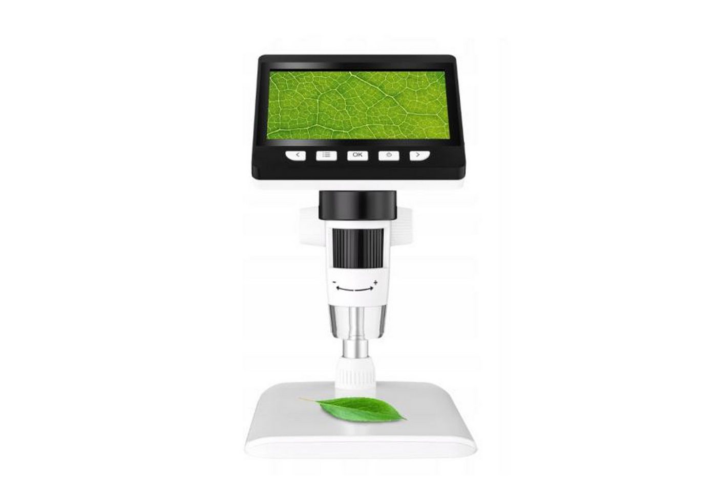 Lamex Digitalmikroskop (50x-1000x, LCD-Digitalmikroskop 1000facher Zoom Full HD 1080p) – Bild 2 von 5