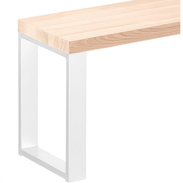 LAMO Manufaktur Sitzbank LSB Sitzbank (Komplett-Set, 3-Teilig), 40mm stake Massivholzplatte