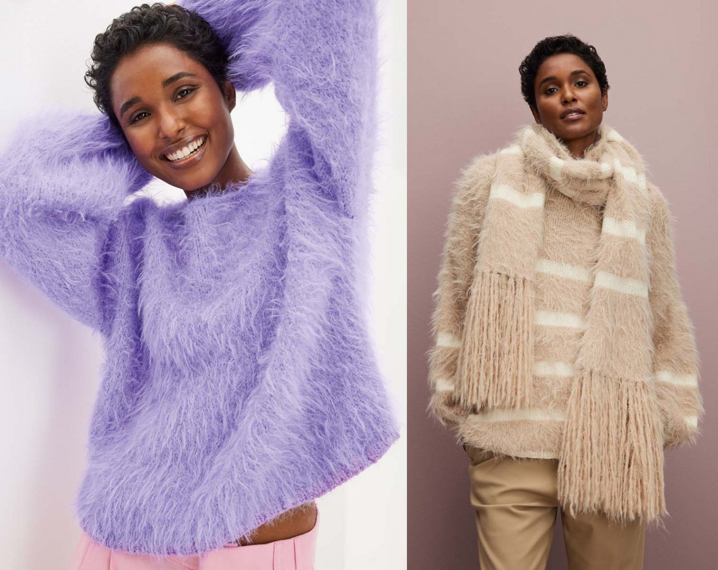 LANA GROSSA BASTA Häkelwolle, 100 m (Garn im Fake Fur Look mit Franseneffekt), 50 g – Bild 5 von 5
