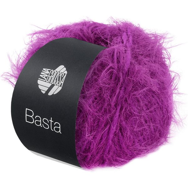 LANA GROSSA BASTA Häkelwolle, 100 m (Garn im Fake Fur Look mit Franseneffekt), 50 g