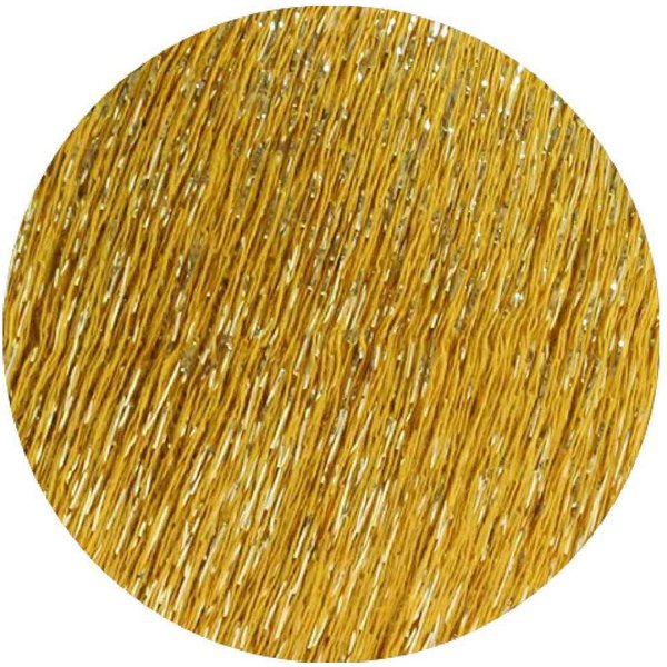 LANA GROSSA BRILLINO Häkelwolle, 200 m (25 Gramm), Glänzendes Beilaufgarn mit farbigem Lurexfaden