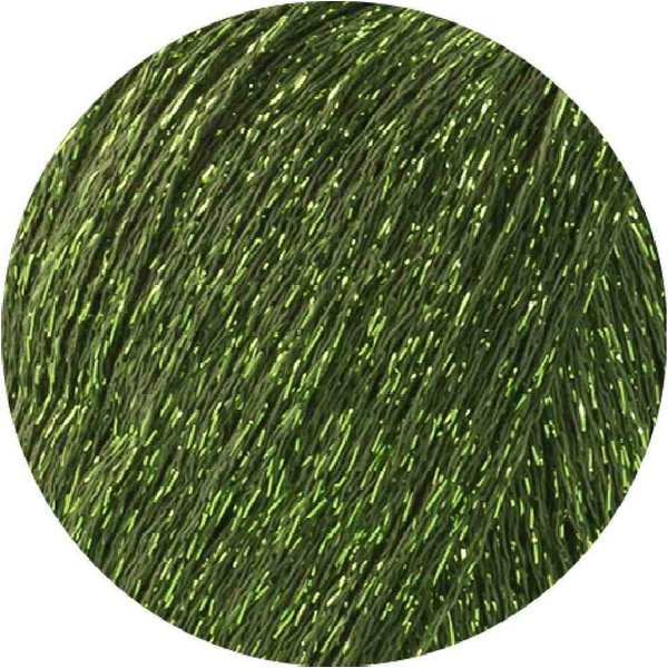 LANA GROSSA BRILLINO Häkelwolle, 200 m (25 Gramm), Glänzendes Beilaufgarn mit farbigem Lurexfaden
