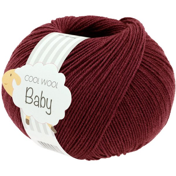 LANA GROSSA COOL WOOL BABY Häkelwolle, 220 m (besonders geeignet für Babystricksachen), 50 g