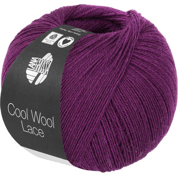 LANA GROSSA Cool Wool Lace Häkelwolle, 400 m