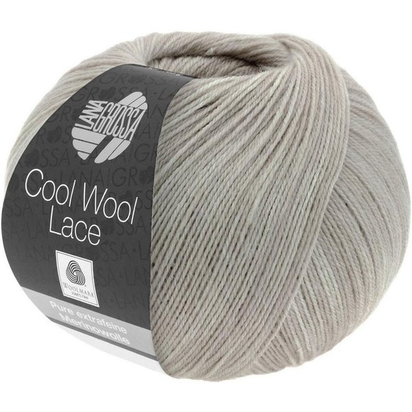 LANA GROSSA Cool Wool Lace Häkelwolle, 400 m