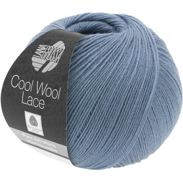 LANA GROSSA Cool Wool Lace Häkelwolle, 400 m