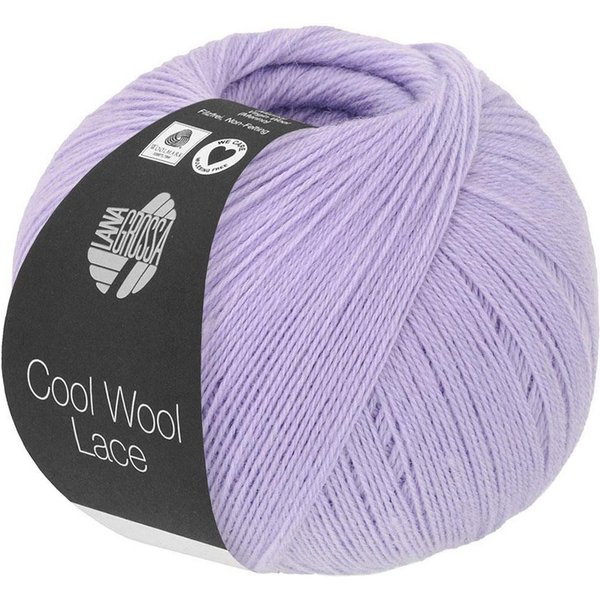 LANA GROSSA Cool Wool Lace Häkelwolle, 400 m