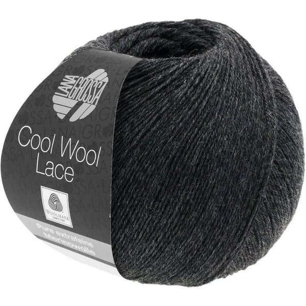 LANA GROSSA Cool Wool Lace Häkelwolle, 400 m