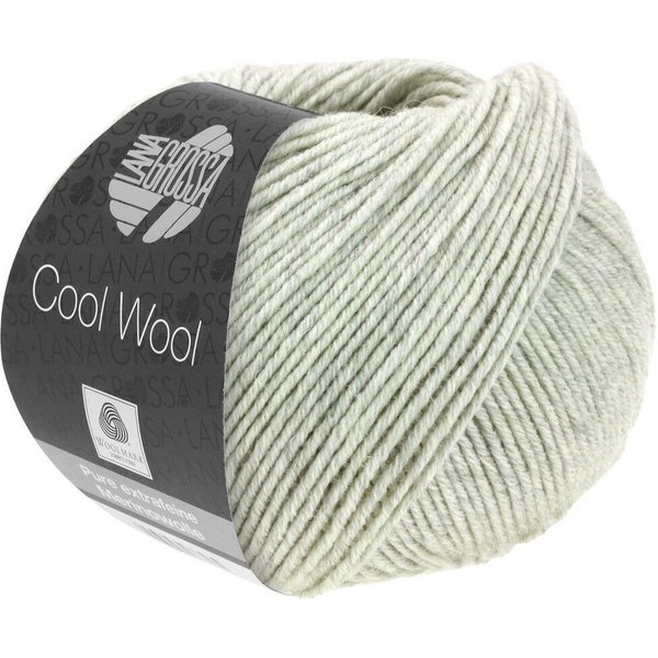 LANA GROSSA COOL WOOL pflegeleichtes Strickgarn extrafeine Merinowolle Häkelwolle, 160 m (Strickgarn aus extrafeiner Merinowolle, kuschelig weich und pflegeleic
