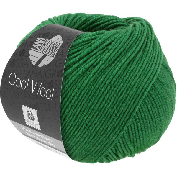 LANA GROSSA COOL WOOL pflegeleichtes Strickgarn extrafeine Merinowolle Häkelwolle, 160 m (Strickgarn aus extrafeiner Merinowolle, kuschelig weich und pflegeleic
