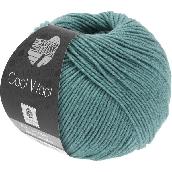 LANA GROSSA COOL WOOL pflegeleichtes Strickgarn extrafeine Merinowolle Häkelwolle, 160 m (Strickgarn aus extrafeiner Merinowolle, kuschelig weich und pflegeleic