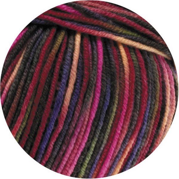 LANA GROSSA COOL WOOL PRINT Häkelwolle, 160 m (50 Gramm), extrafeine Merinowolle
