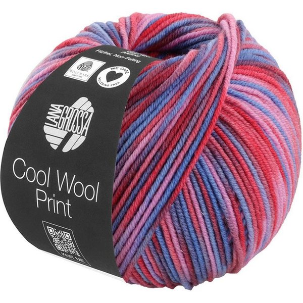 LANA GROSSA Cool Wool Print Häkelwolle, 160 m