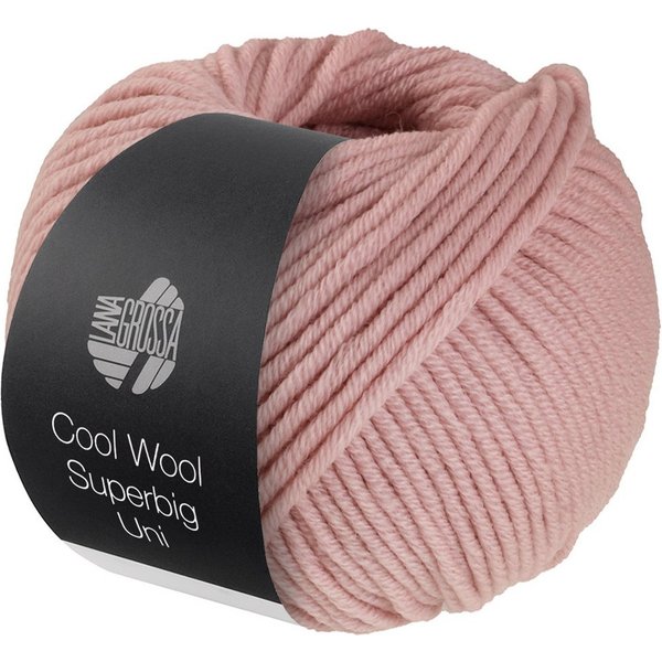 LANA GROSSA COOL WOOL SUPERBIG Uni Häkelwolle, 80 m (Voluminöse und extrafeine Merinowolle), 50 g