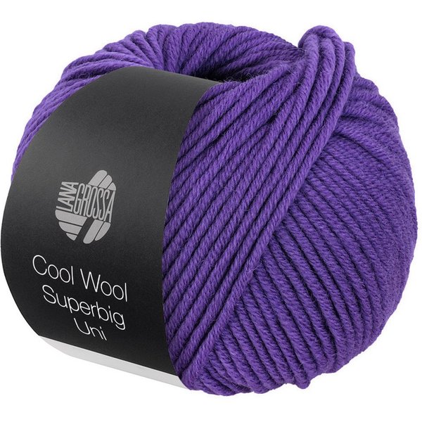 LANA GROSSA COOL WOOL SUPERBIG Uni Häkelwolle, 80 m (Voluminöse und extrafeine Merinowolle), 50 g
