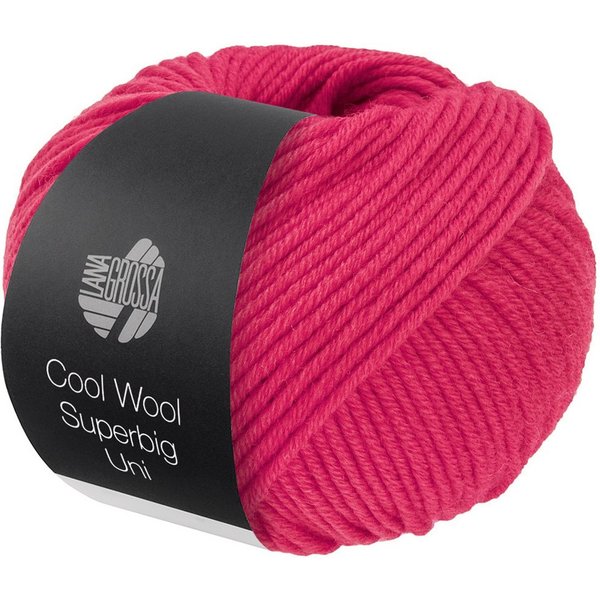LANA GROSSA COOL WOOL SUPERBIG Uni Häkelwolle, 80 m (Voluminöse und extrafeine Merinowolle), 50 g